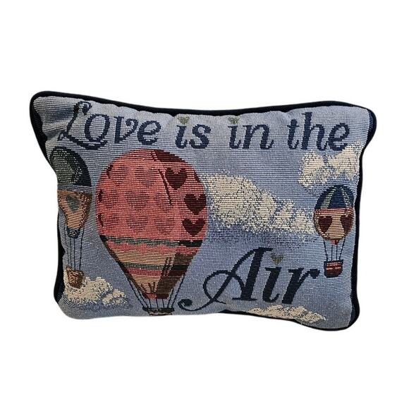Decorative Throw Pillow – 9x12 – “Love Is in the Air” Whimsycore Cottagecore - Picture 4 of 4